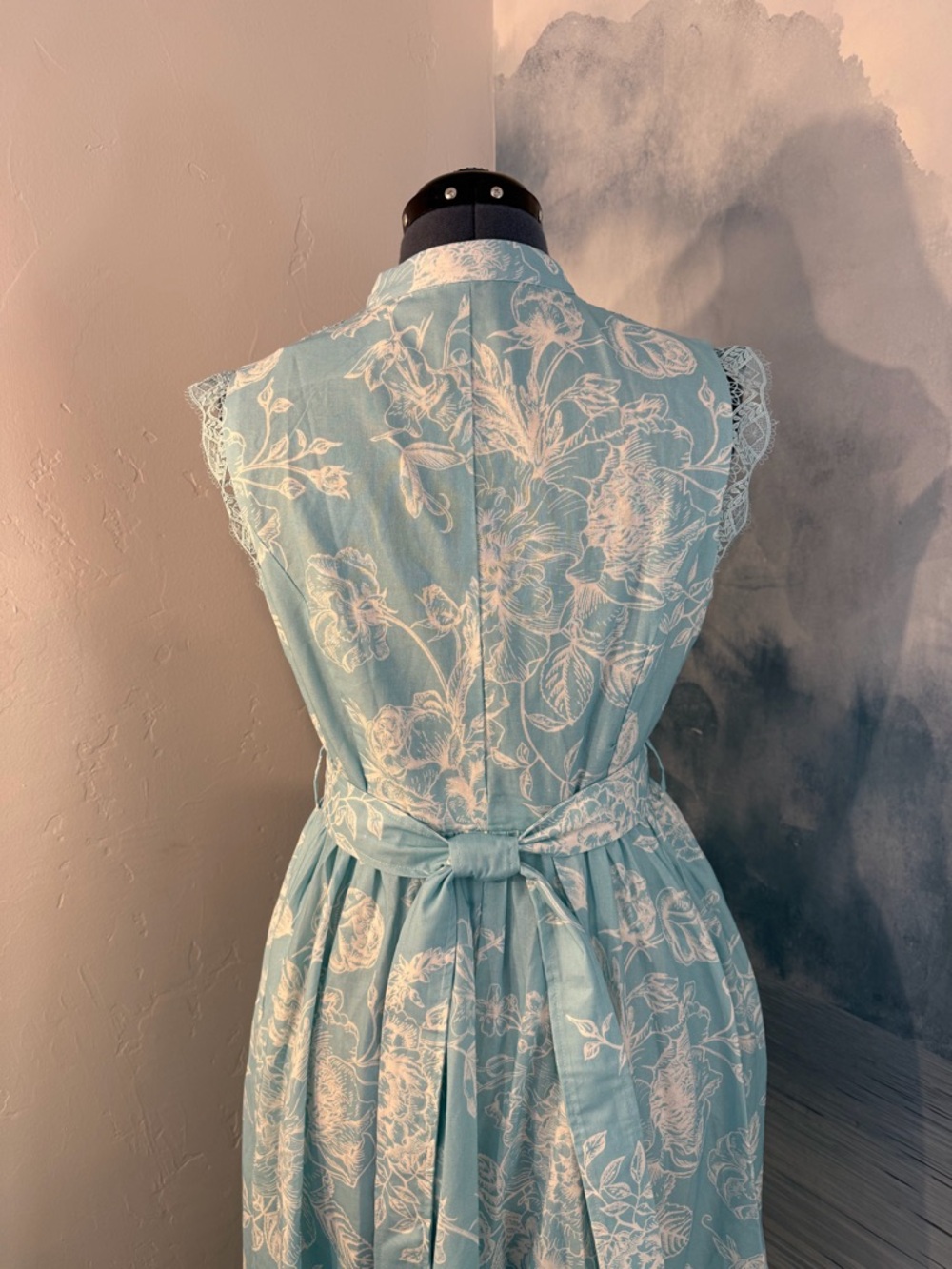 Blue Floral Maxi Dress #164 - Picture 8 of 9